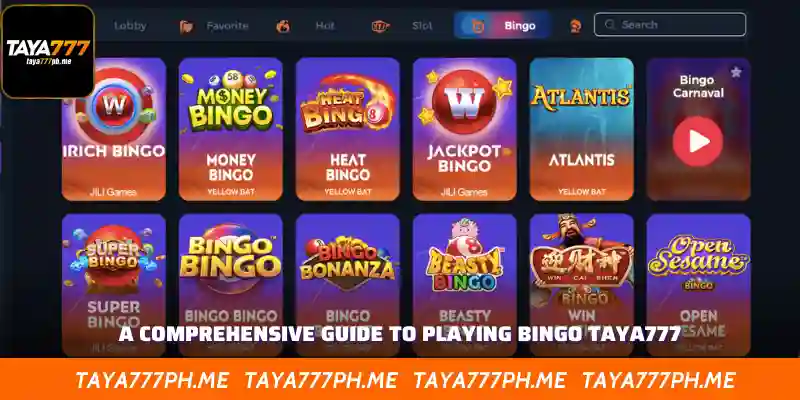 A Comprehensive Guide to Playing Bingo Taya777 and Maximizing Your Wins