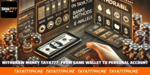 Withdraw money Taya777: From Game Wallet to Personal Account in Just One Minute