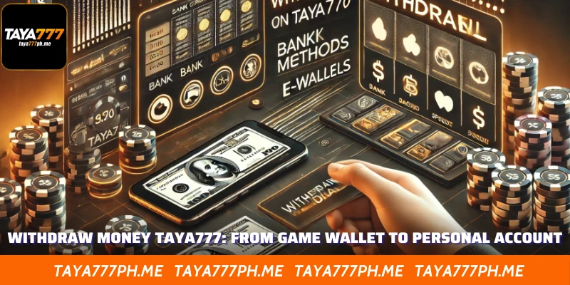 Withdraw money Taya777: From Game Wallet to Personal Account in Just One Minute